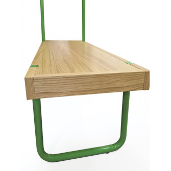 Ben bench (oak, green)